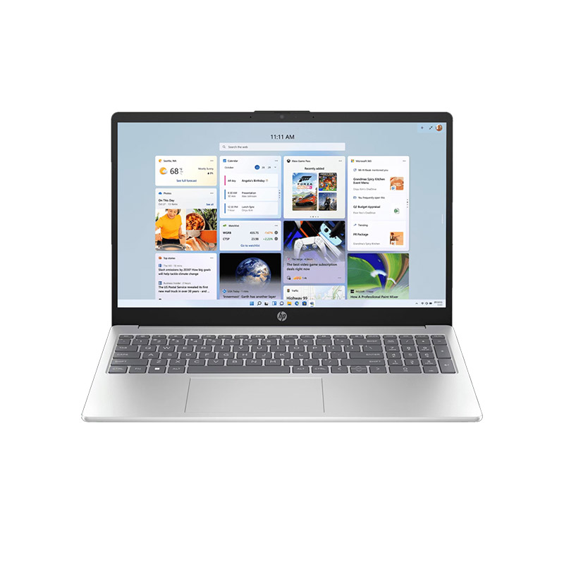 Picture of HP 15 - Ryzen 7 7730U 15.6" (39.6 cm) 15-FC0390AU Thin & Light Laptop (16GB/ 512GB SSD/ Full HD Display/ Backlit Keyboard/ Mic Mute key/ Camera Privacy Shutter /Windows 11 Home/ MS Office/ Natural silver 1 Year Warranty/ 1.44 Kg)